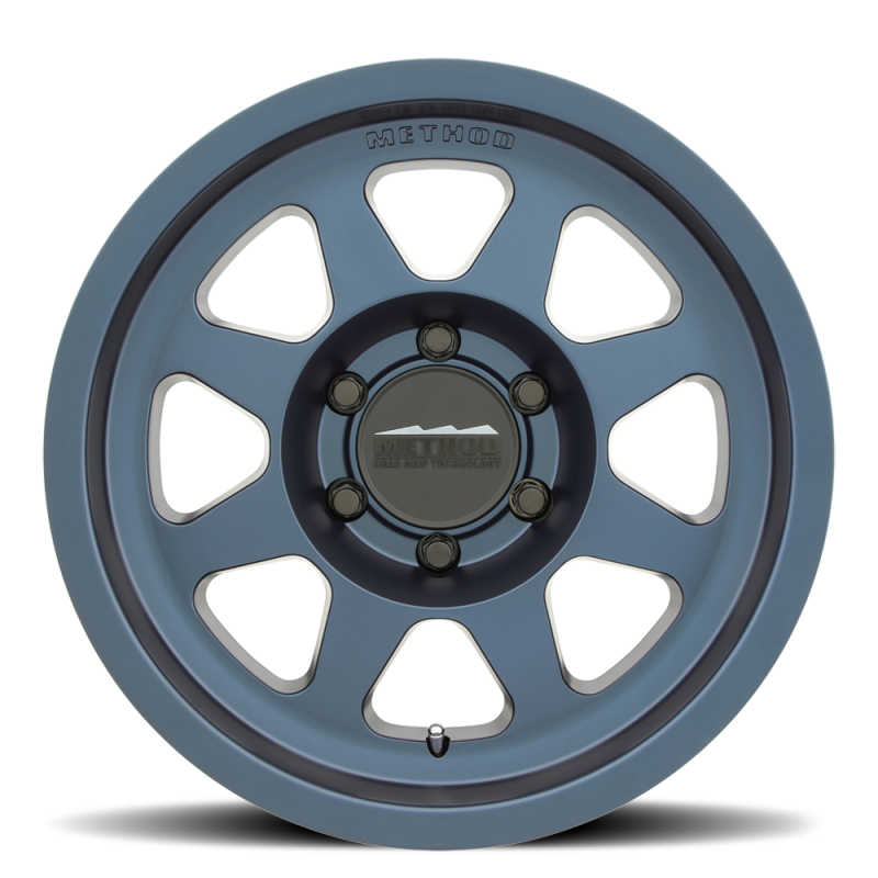 Method MR70157051615 MR701 15x7 +15mm Offset 5x100 56.1mm CB Bahia Blue Wheel