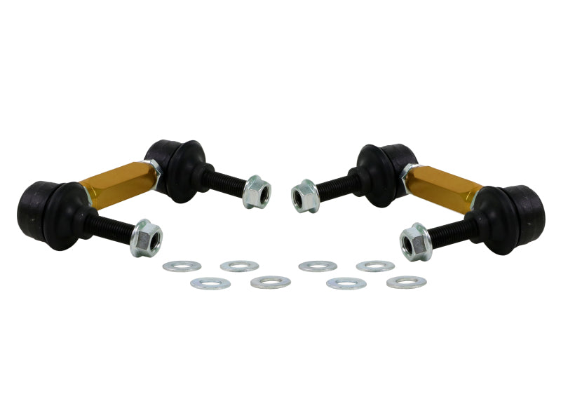 Whiteline KLC141 fits Nissan 03-06 350z Z33 Rear Swaybar link kit-Adjustable Ball End Links