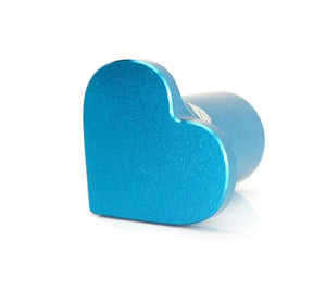 NRG DB-H001BL Heart Shape Drift Button fits Nissan S13/S14/S15 - Blue