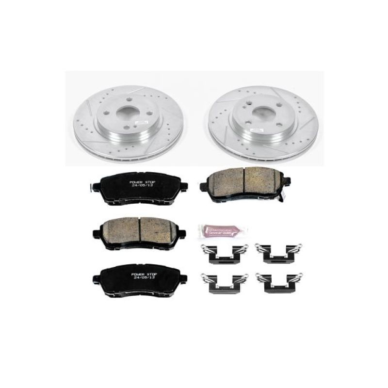 PowerStop K6344 fits Mazda 11-14 2 Front Z23 Evolution Sport Brake Kit