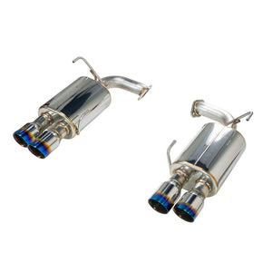 Remark RO-TTVA-DM fits Subaru WRX/STI AxleBack Exhaust Burnt Steel Dual Wall Tip