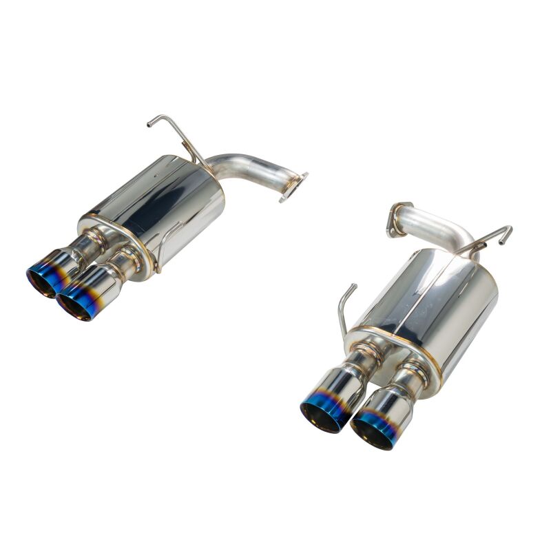 Remark RO-TTVA-DM fits Subaru WRX/STI AxleBack Exhaust Burnt Steel Dual Wall Tip