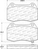 StopTech 308.09601 Street Brake Pads