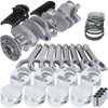 Eagle 35650040 fits Chevy 400 3.875in Crank 6.000in H-Beam Stroker Rods -10.8cc 4.165in Pistons Rotating Assembly