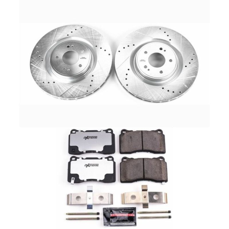 PowerStop K4551 26 08 fits Mitsubishi Lancer Front Z26 Street Warrior Brake Kit