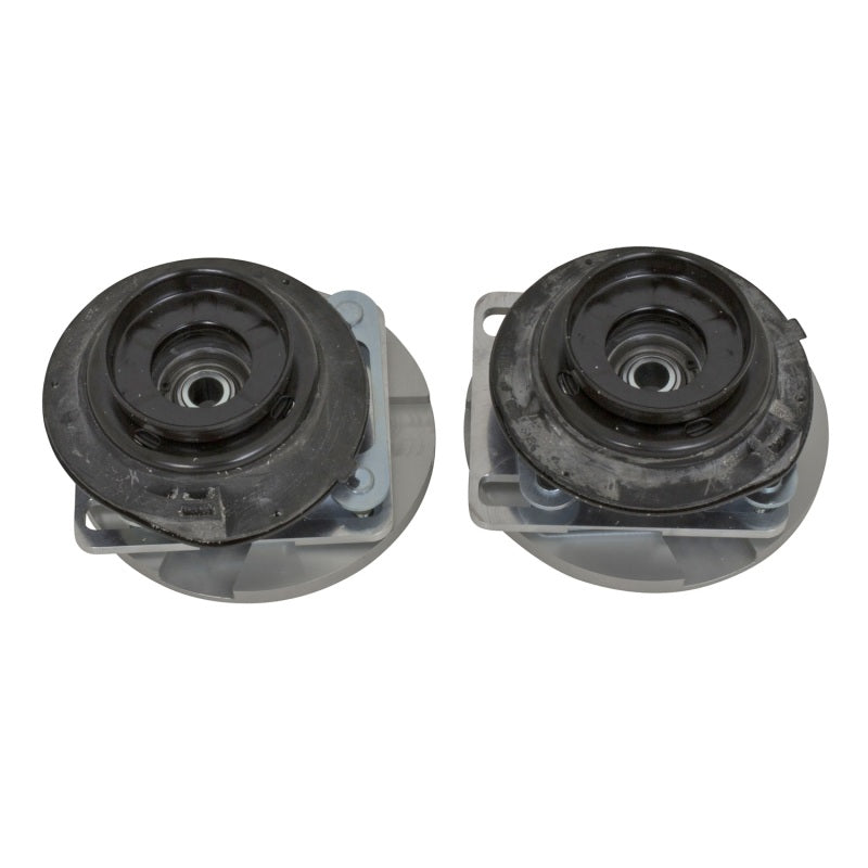 BBK  2551 Mustang Caster Camber Plate Kit - Silver Anodized Finish