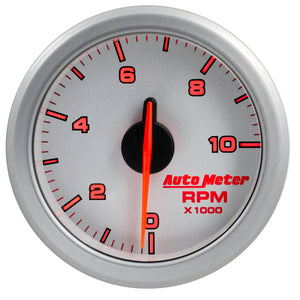 AutoMeter 9197-UL Autometer Airdrive 2-1/6in Tachometer Gauge 0-10K RMP - Silver