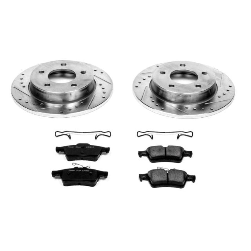 PowerStop K123 fits Mazda 06-13 3 Rear Z23 Evolution Sport Brake Kit