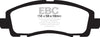 EBC DP21753 fits Acura 09-14 TL 3.5 Greenstuff Front Brake Pads