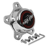 Race Star 615-5096-1 5 Lug Cap Short Plastic Chrome (incl. Medallion & Screws)