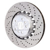 SHW Performance BRR43508 SHW 2020 fits BMW X5 M 4.4L Right Rear Cross-Drilled Lightweight Brake Rotor (34208074286)