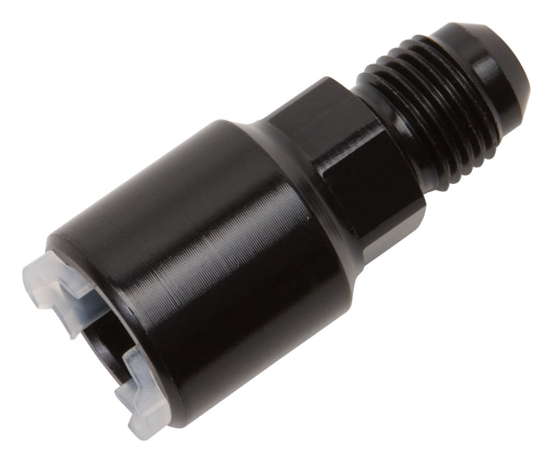 Russell 640853 Performance -6 AN male to 3/8in SAE quick-disconnect female (Black Single)