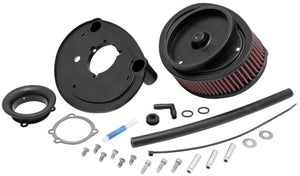 K&N Engineering RK-3910-1 K&N Oval Red 9in Intake System for Harley Davidson