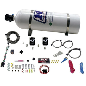 Nitrous Express 20919-15 Universal Fly By Wire Single Nozzle Nitrous Kit w/15lb