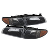 9023347 Xtune fits Pontiac 97-03 Grand Prix Crystal Headlights w/ Amber Corner