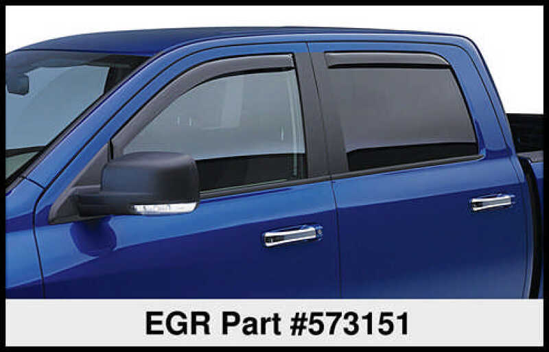 EGR 573151 00+ fits Ford Excursion In-Channel Window Visors - Set of 4 (573151)