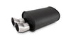 Vibrant 12336 power Flat Blk Muffler 9.5x6.75x15in Body Inlet ID 3in Tip OD 3in