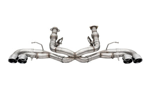 CORSA Performance 21104 Corsa 2020-25 fits Corvette C8 3in Xtreme Cat-Back Exhaust 4.5in Pol Quad Tips - Deletes stock AFM Valve