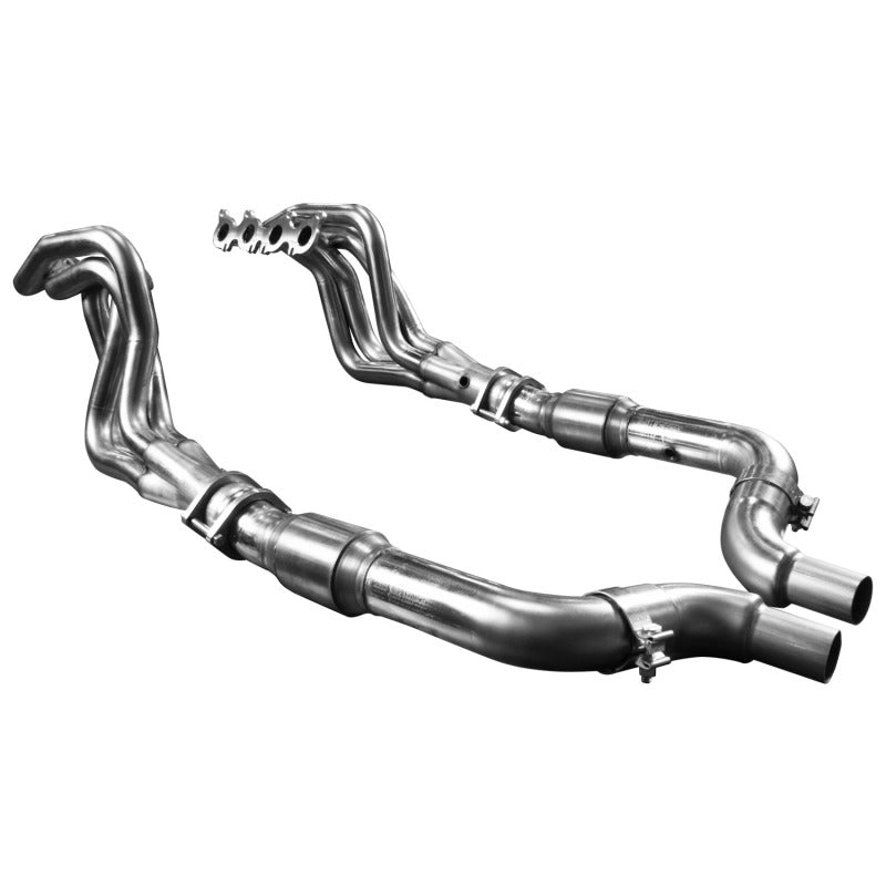 Kooks 1151H431 15+ Mustang 5.0L 4V 1 7/8in x 3in SS Headers w/ Green Catted OEM Connection Pipe