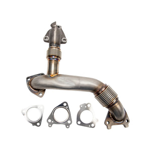 Wehrli WCF100211 11-16 Duramax LML Stainless 2in Up Pipe Kit w/ Gaskets (Passeng