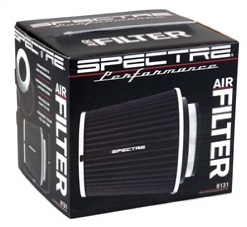Spectre 8131 Adjustable Conical Air Filter 5-1/2in. Tall (Fits 3in. / 3-1/2in. / 4in. Tubes) - Blk