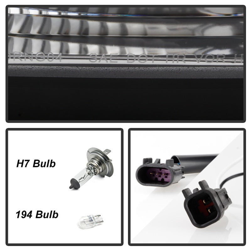 Spyder 5086594 fits Dodge 04-06 Durango Projector Headlights - Chrome PRO-YD-DD