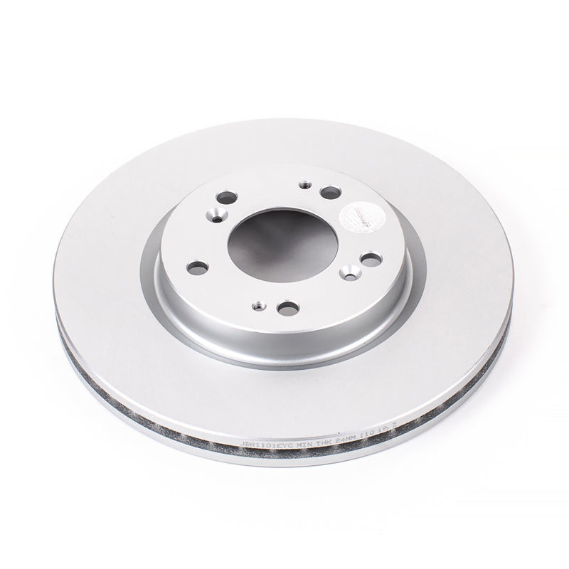 PowerStop fits Mitsubishi Eclipse Front Evolution Geo 06-12met Coated Rotor