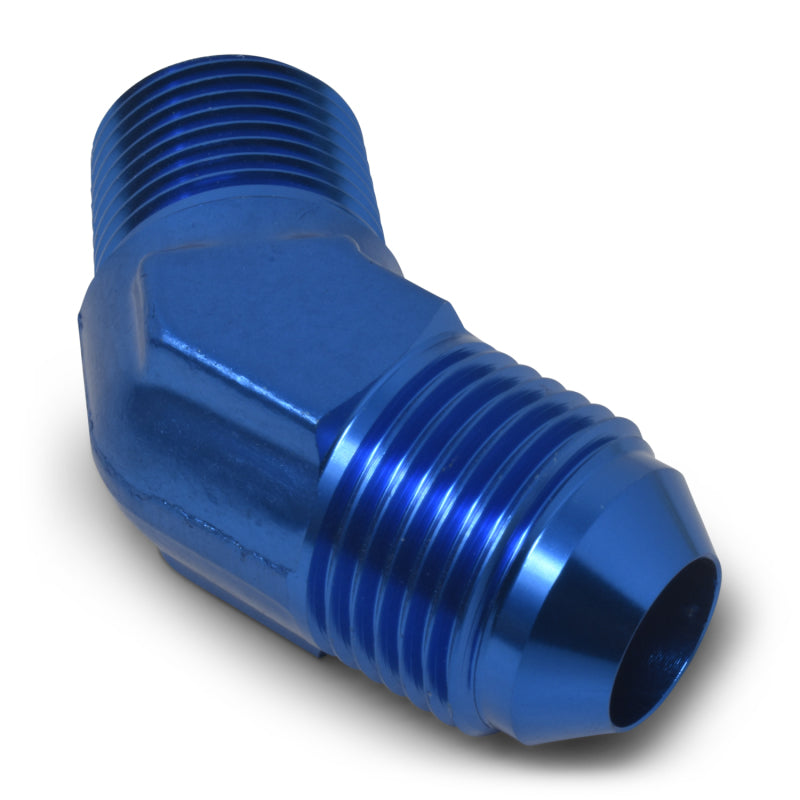Russell 660960 Performance -8 AN to 3/8in NPT 45 Degree Flare to Pipe Adapter