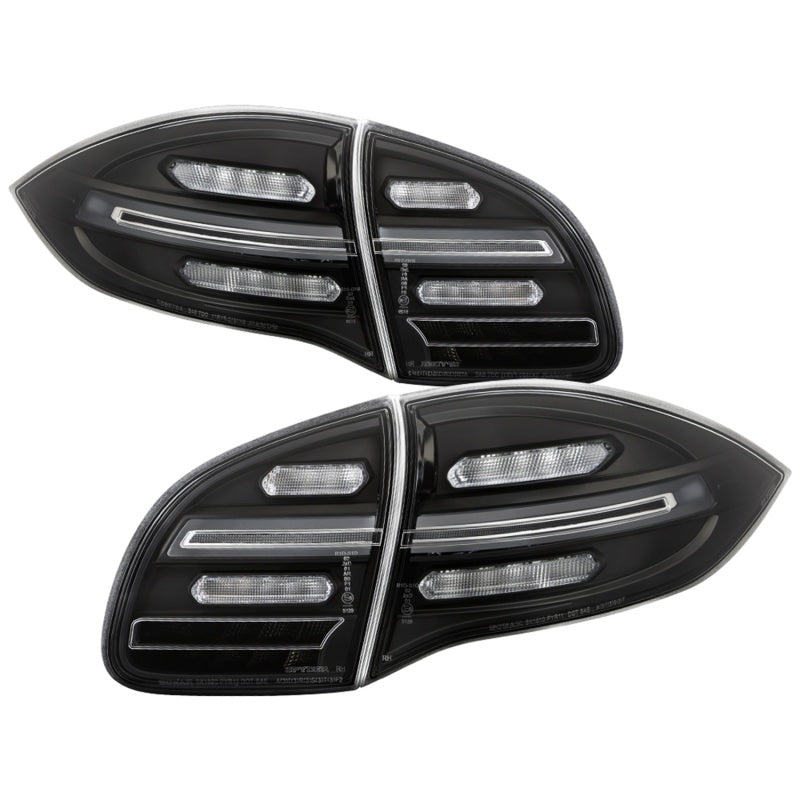 Spyder 5086853 fits Porsche 11-14 Cayenne 958 LED Tail Lights - Sequential Sign