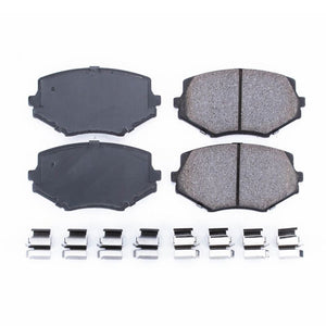 PowerStop 17 fits Mazda Miata Front Z17 Evolution Ceramic Brake Pads w/Hardware