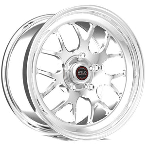 Weld  77HP8050B21A S77 18x5 / 5x4.75 BP / 2.1in. BS Polished Wheel (High Pad) -