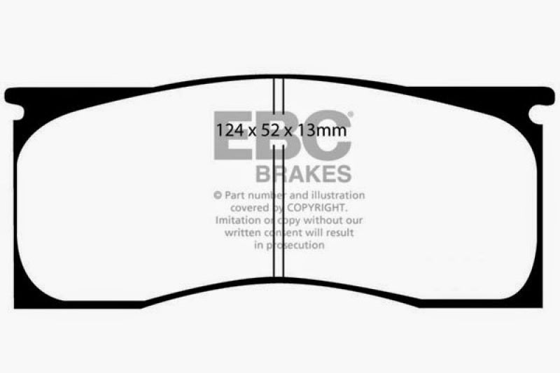 EBC DP21157 fits Dodge 65-69 Dart 2.8 Greenstuff Front Brake Pads