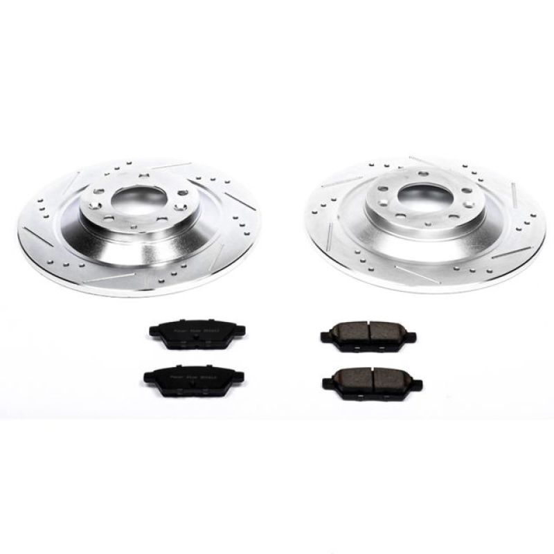 PowerStop K4655 fits Mazda 06-07 6 Rear Z23 Evolution Sport Brake Kit