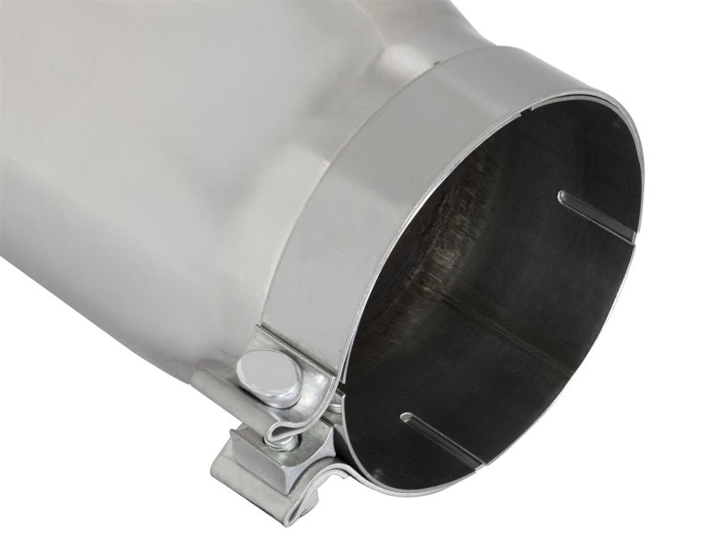 AFE 49T50601-P15 rce-Xp 5in Inlet x 6in Outlet x 15in length Polished Exhaust T