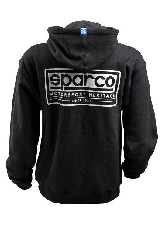 SPARCO SP03200NR3L Sparco Sweatshirt Hooded Heritage Blk Lr