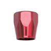 Russell 615530 Performance 2-Piece -8 AN Full Flow Swivel Hose End Sockets (Qty 2) - Polished and Red
