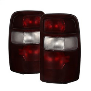 SPYDER 9028809 xTune fits GMC Yukon OEM Style Tail Lights Black Rim Red Smoked