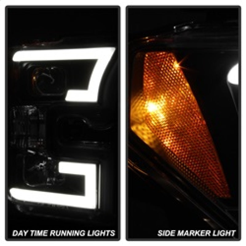 Spyder 5083531 fits Ford 15-20 F150 2017 Projector Headlights - Light Bar DRL L