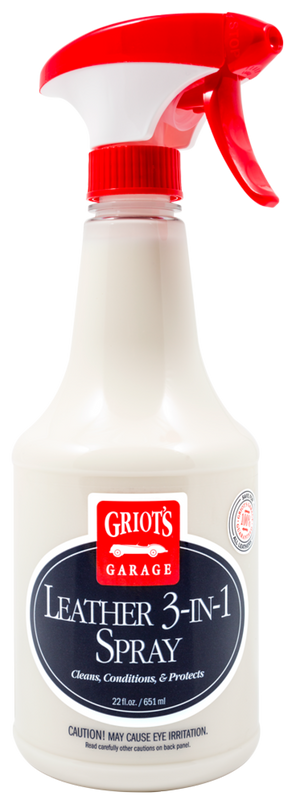 Griots Garage 10963 Leather 3-in-1 Spray - 22oz