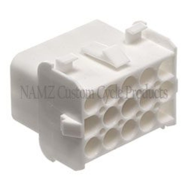 NAMZ NA-350784-1 AMP Mate-N-Lock 15-Position Male Wire Cap Connector w/Wire Seal