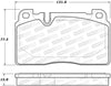 Stoptech 308.1663 07-15 fits Audi Q7 Street Performance Front Brake Pads