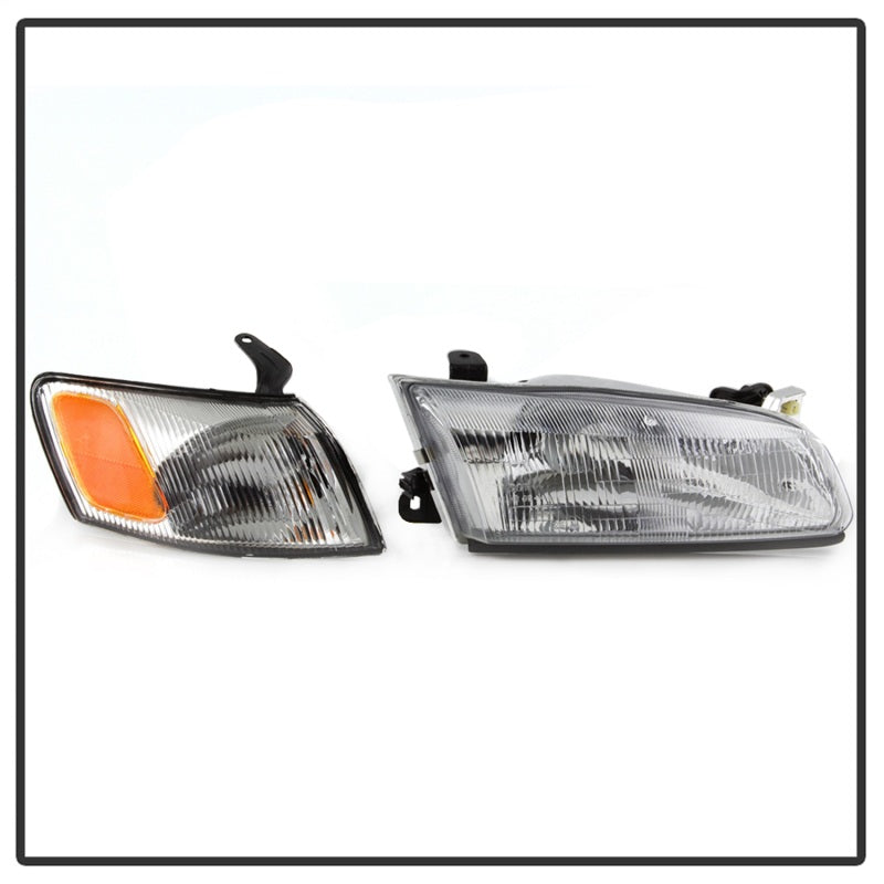 xTune 9042843 97-99 fits Toyota Camry 4pc OEM Style Headlights w/Corner Lights