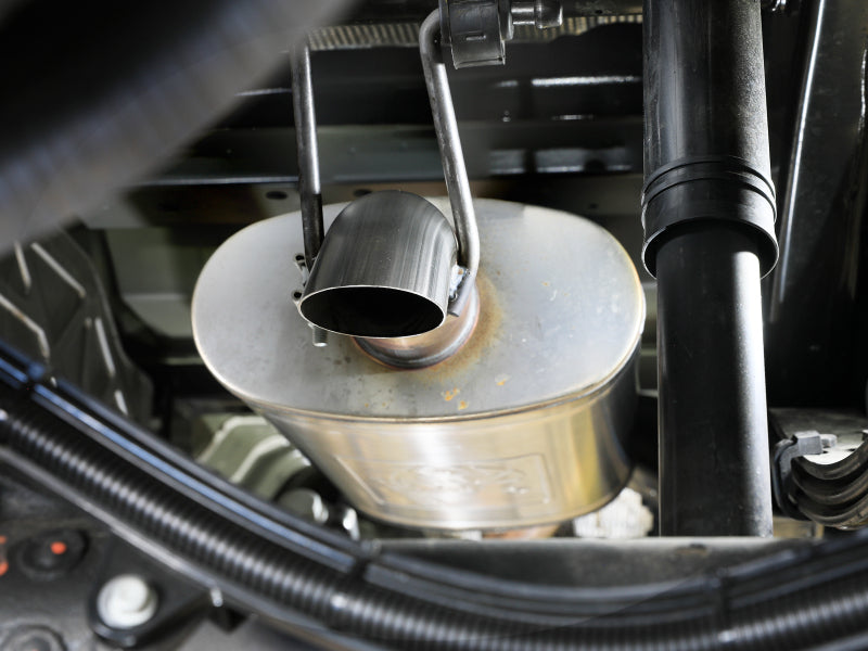 aFe 49-44148 23-25 fits GM Colorado/fits Canyon L4-2.7L (t) ROCK BASHER 3 IN 409 Stainless Steel Cat-Back Exhaust