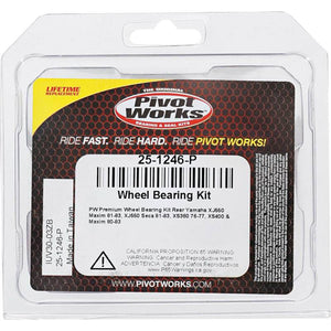 Pivot World 25-1246-P fits Yamaha Wheel Bearing Kit Premium Bearings