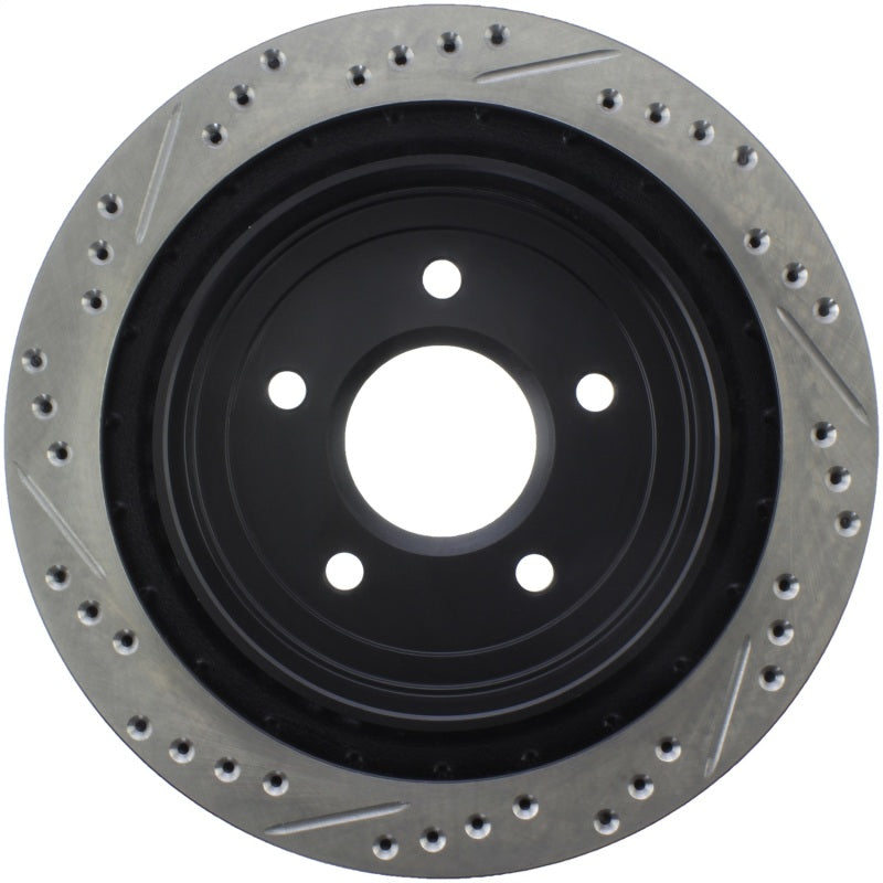 Stoptech 127.62061L 97-10 fits Chevy Corvette Slotted & Drilled Rear Left Rotor
