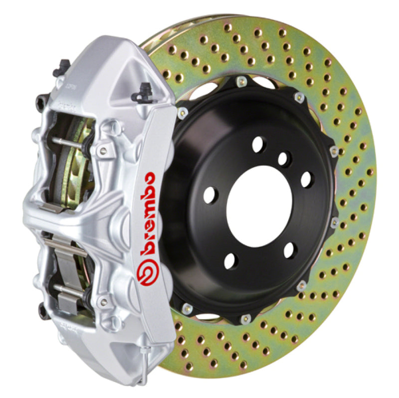 Brembo 1M1.8047A3 Brembo 12-16 FR-S (ZN6) Front BBK 6 Piston Cast 2pc 355x32 2pc Drilled Rotor - Silver