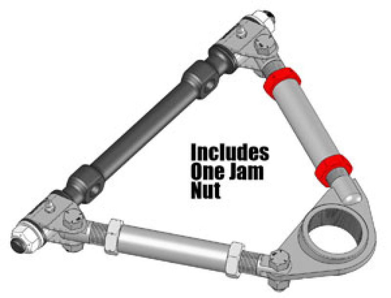 SPC Performance 92010 Control Arm Passenger Side 3/4in. Jam Nut