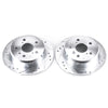 PowerStop fits Lexus 02-03 ES300 Rear Evolution Drilled & Slotted Rotors - Pair