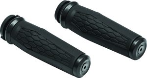 Kuryakyn 5923 Kuryakyn Hex Grips Thottle-By-Wire Black