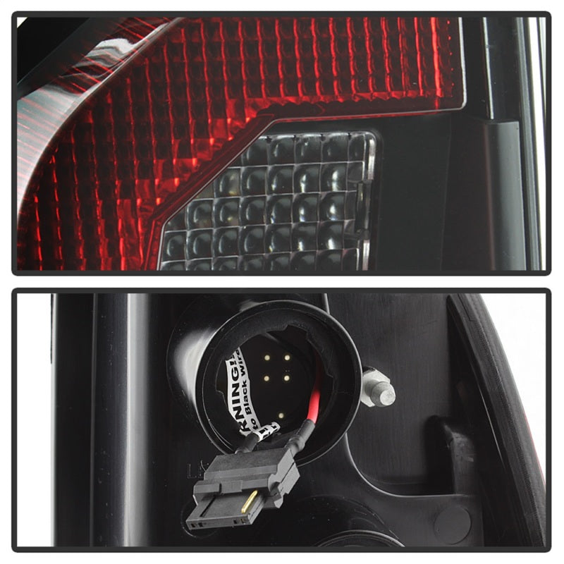 SPYDER 5085467 05-15 fits Toyota Tacoma LED Tail Lights (Not OEM LEDS) Black